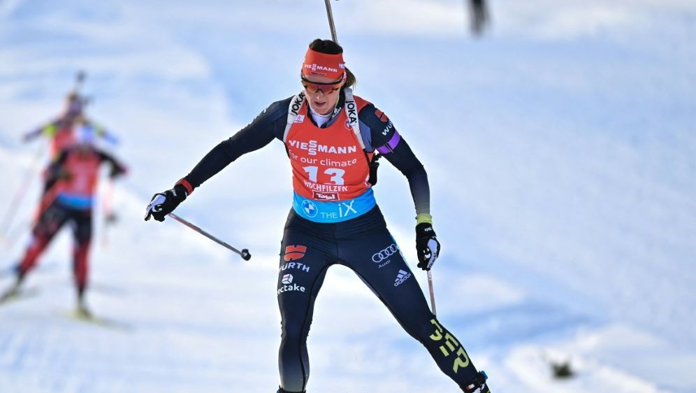 Herrmann belegt beim Weltcup in Antholz nur Rang 23 - Bildquelle: AFP/SID/JOE KLAMAR