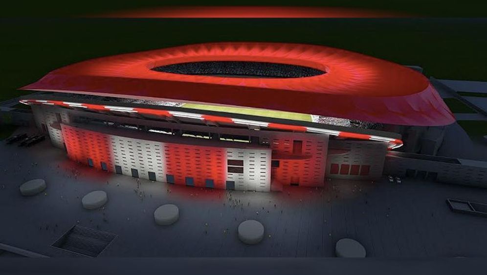 Stadionbau Bei Atletico Madrid Atleti Plant Beleuchtungssystem