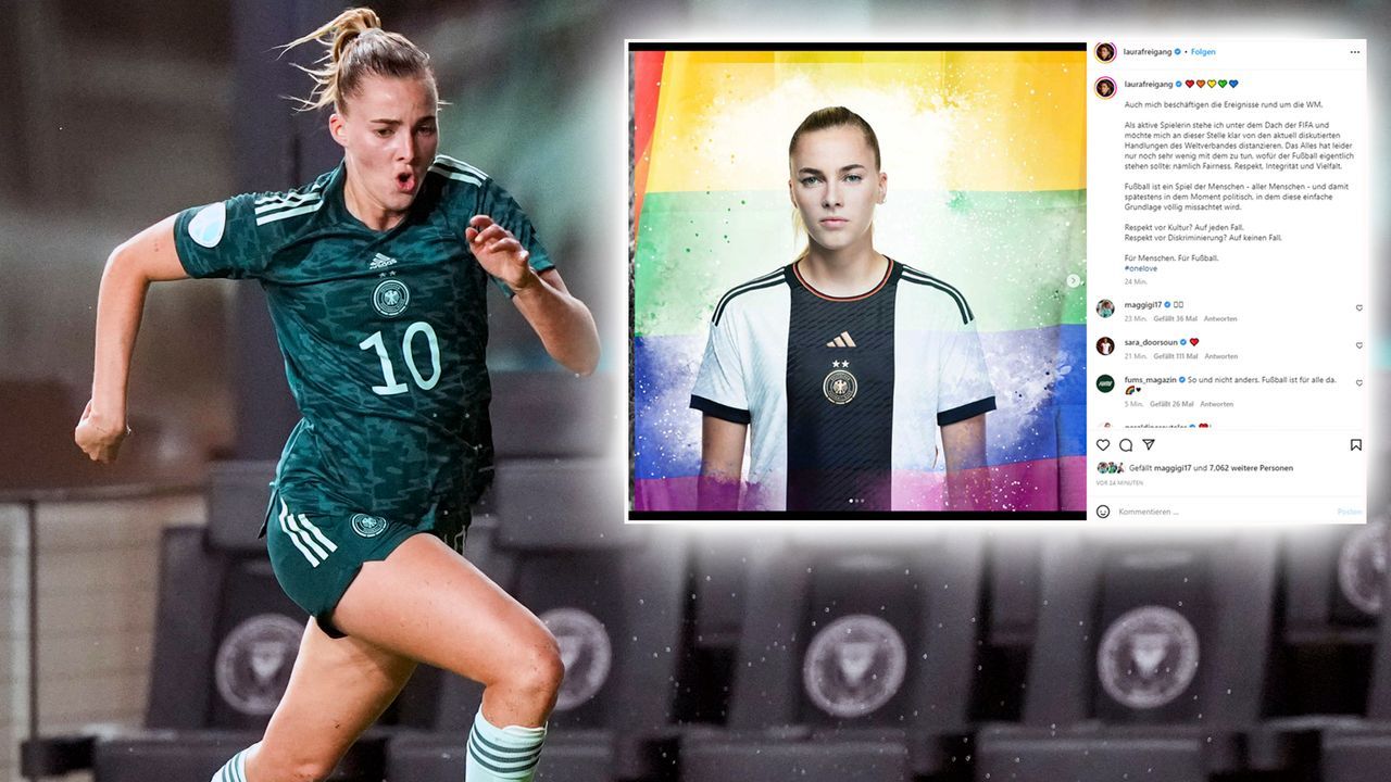 Laura Freigang (DFB-Nationalspielerin) - Bildquelle: 2022 Getty Images