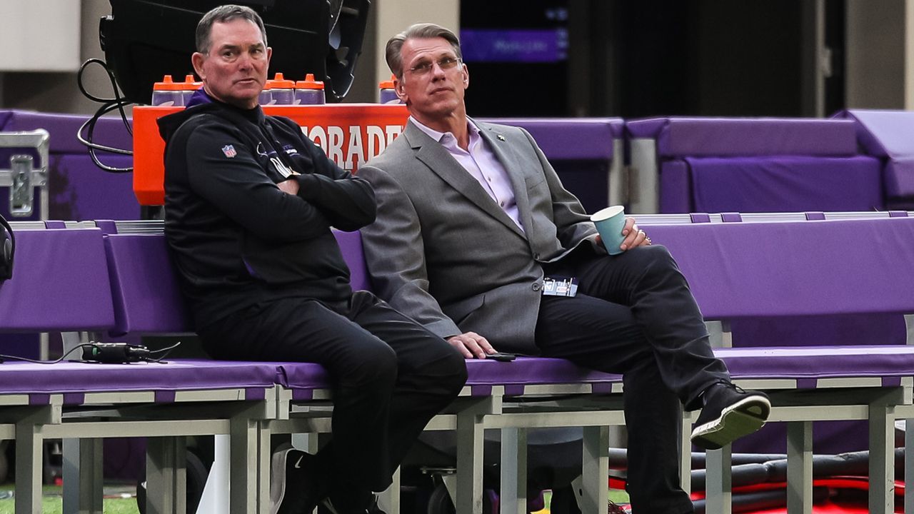 Minnesota Vikings: Head Coach Mike Zimmer und General Manager Rick Spielman - Bildquelle: 2021 Getty Images