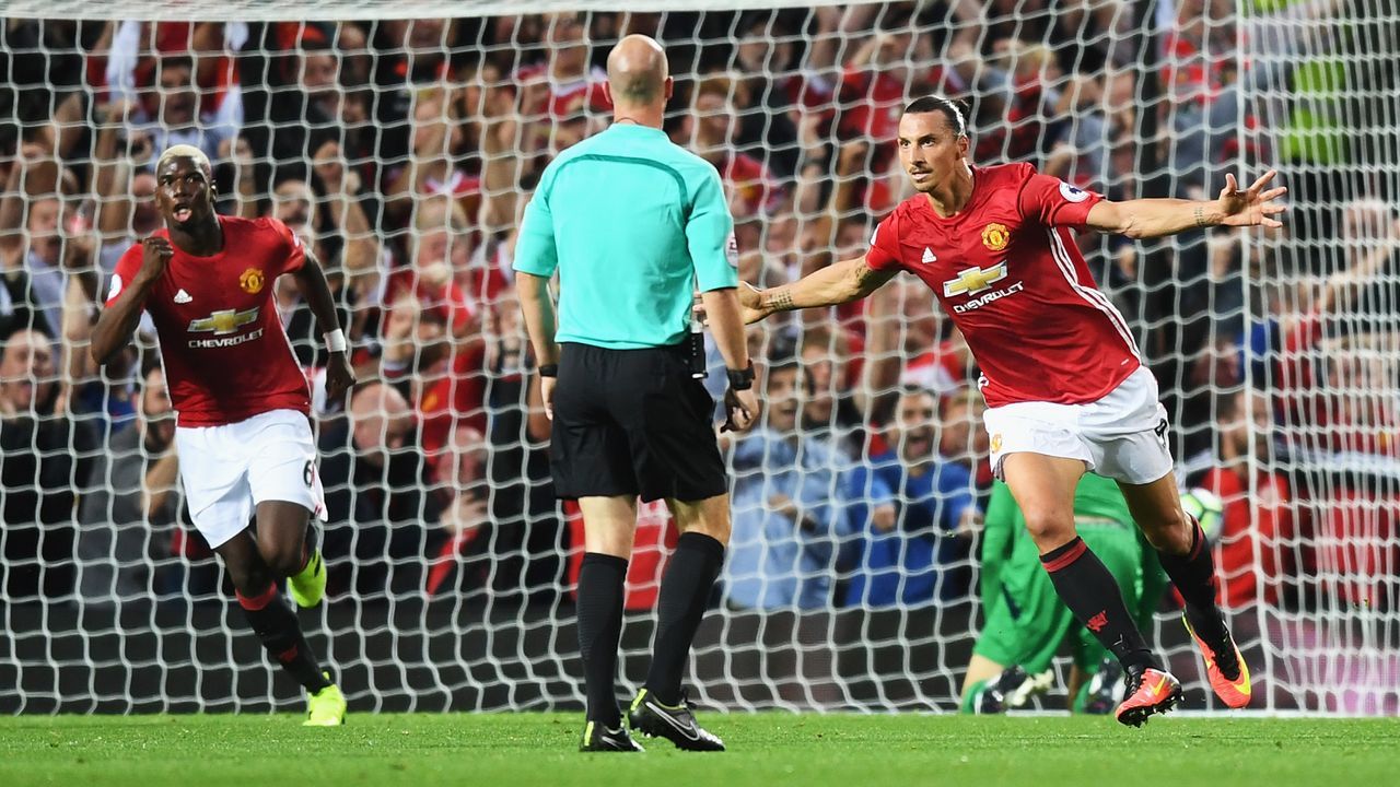 Bei Pogbas Premier-League-Debüt trifft Ibrahimovic doppelt - Bildquelle: Getty Images