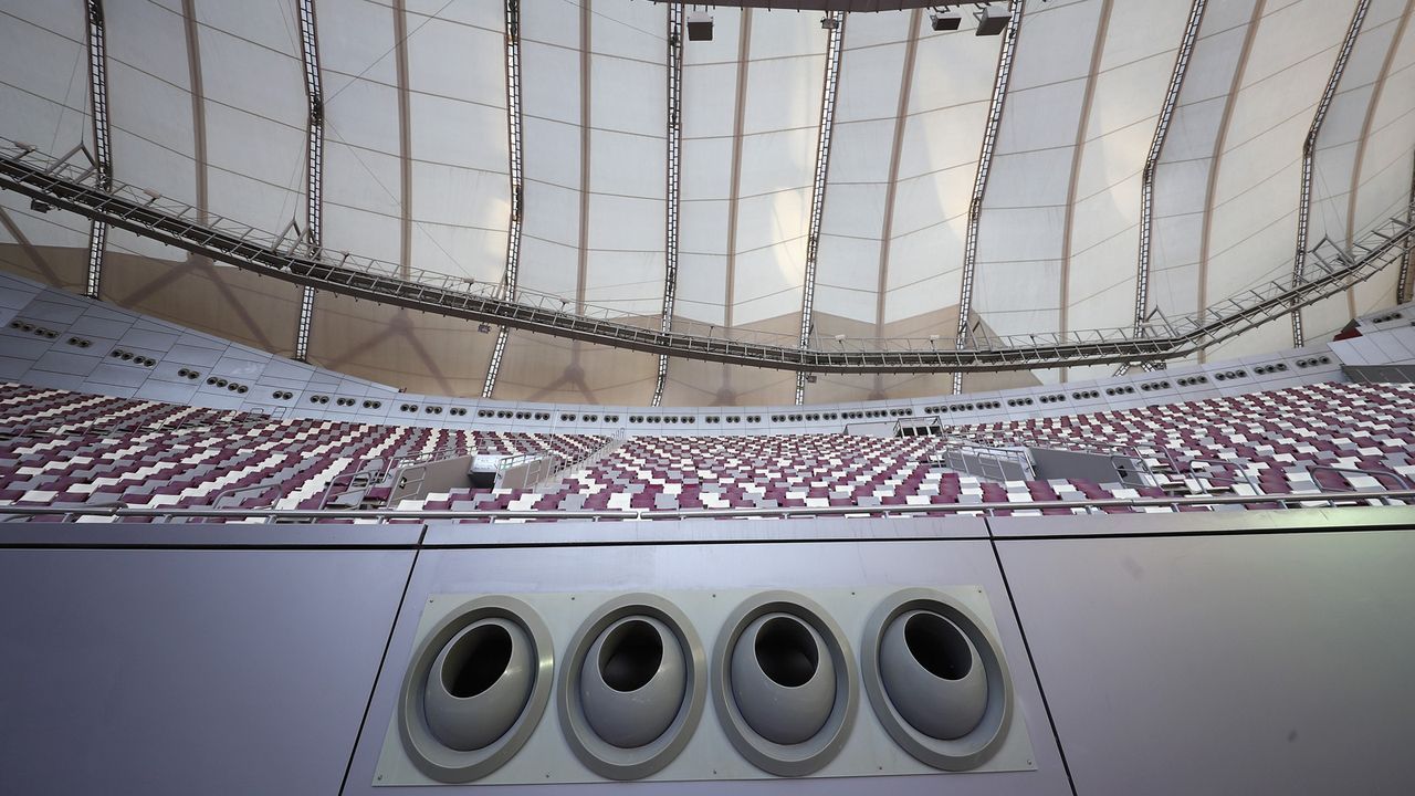 Stadion mit Kühlsystemen - Bildquelle: 2018 Getty Images