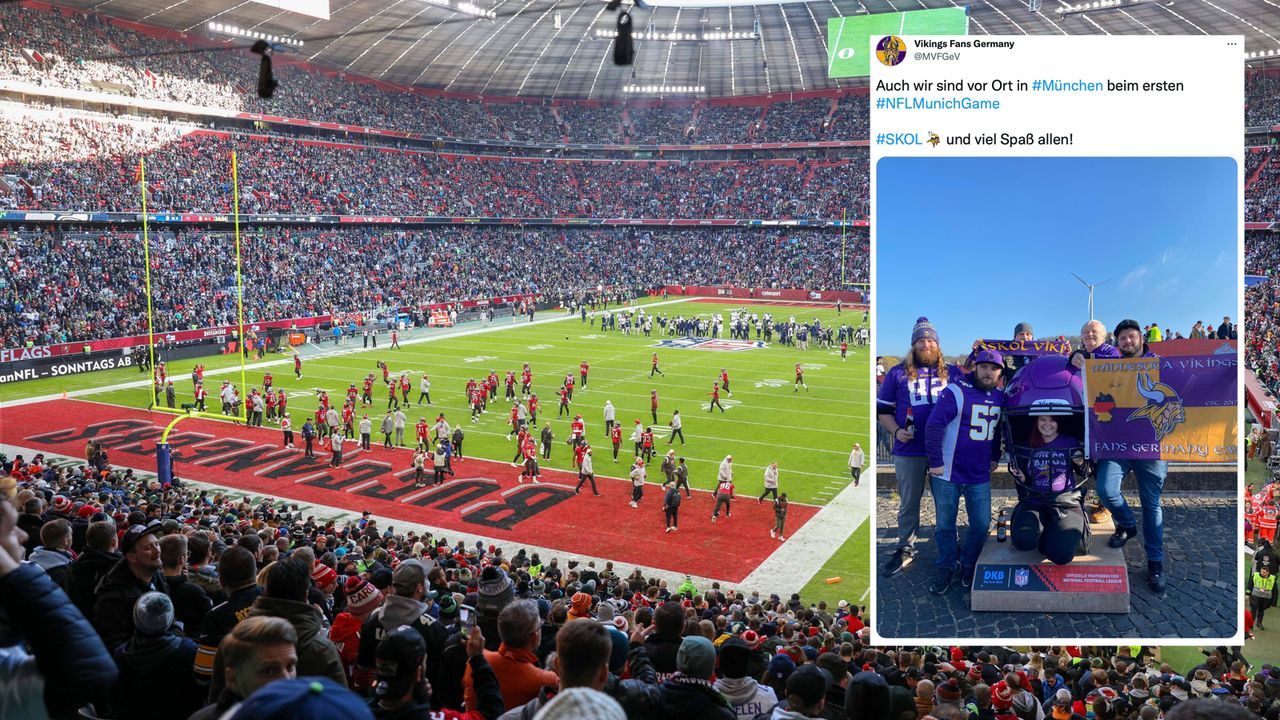 Tampa Bay Buccaneers vs. Seattle Seahawks: Verrückte Fans beim Munich Game - Bildquelle: IMAGO/kolbert-press