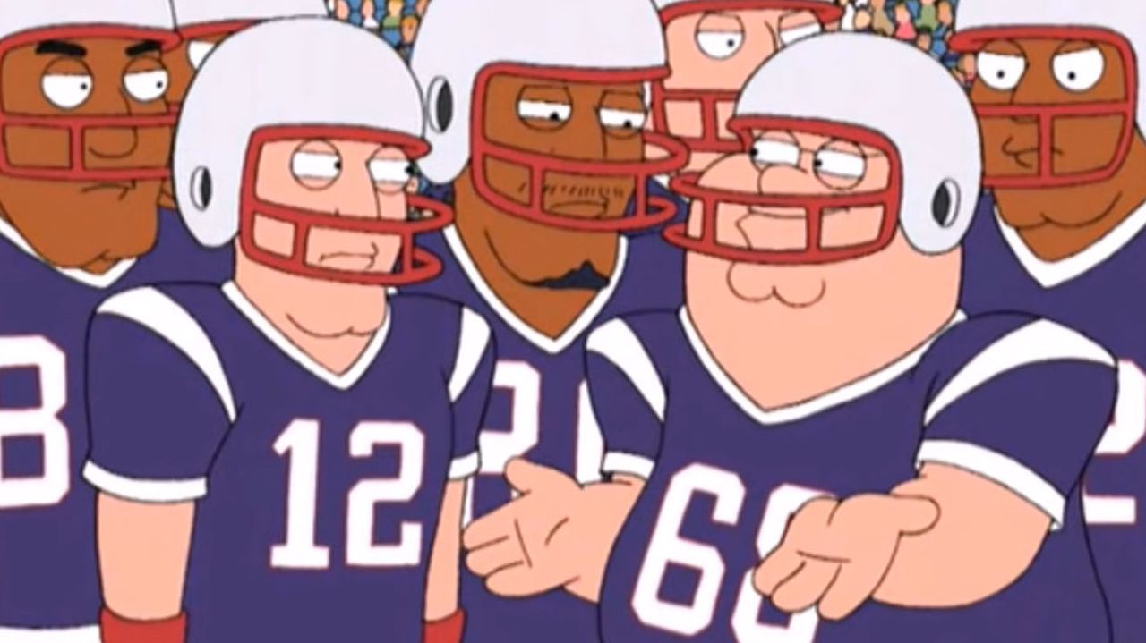 New England Patriots - Peter Griffin und seine Familie ("Family Guy")